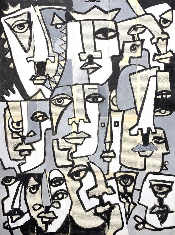 Abstract faces 03.
