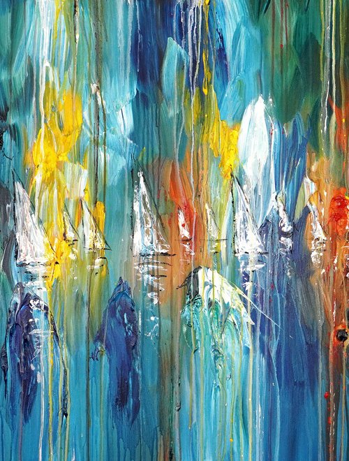 Sail Boats C 13 by Peter Nottrott