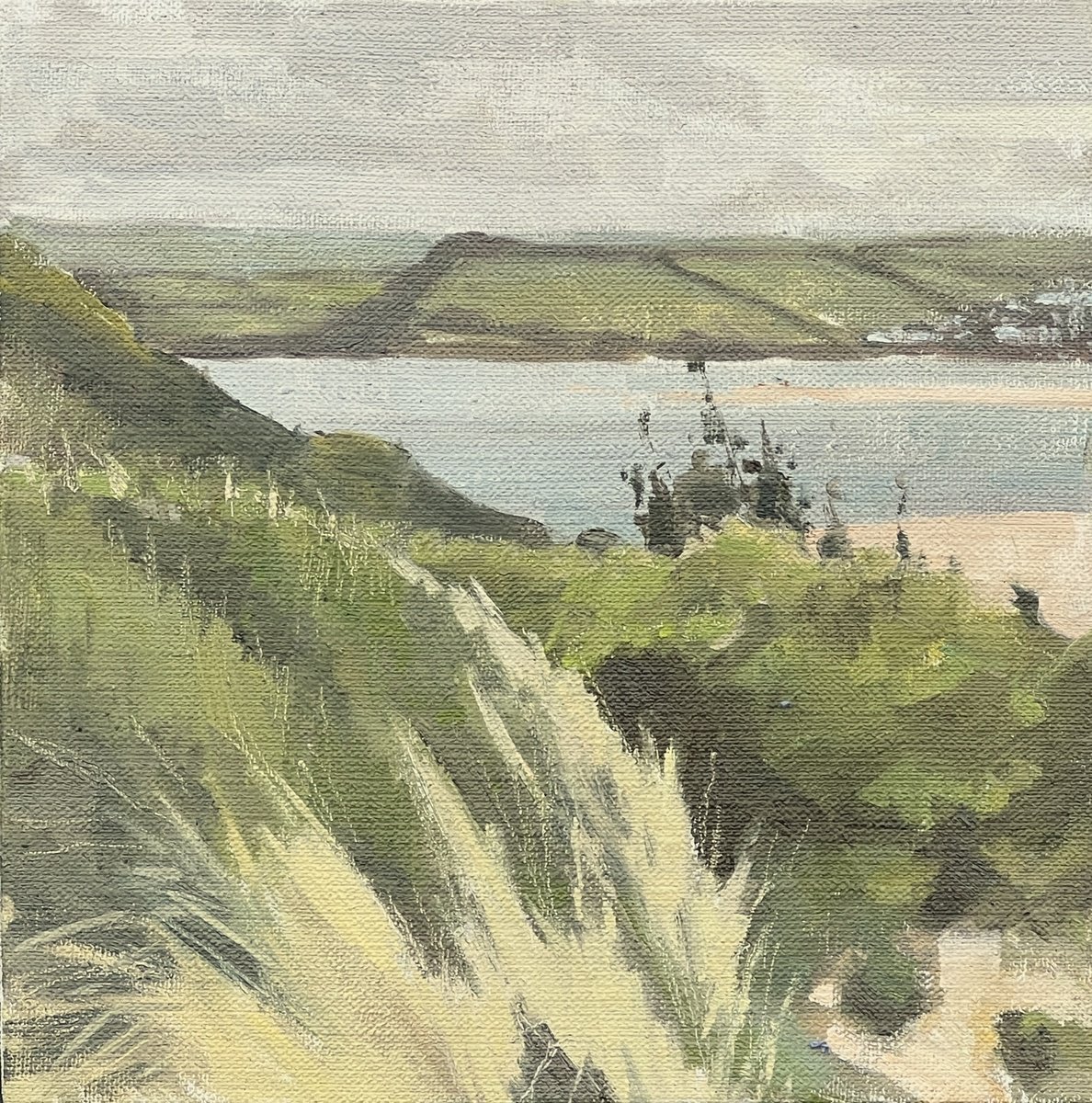 Approach To Rock Beach By Louise Gillard, 8 X 8, Artwork For Sale On Artfinder