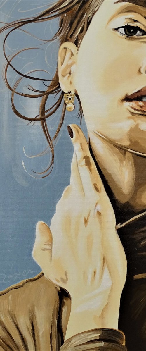 The girl's face 20/2 by Livien Rózen