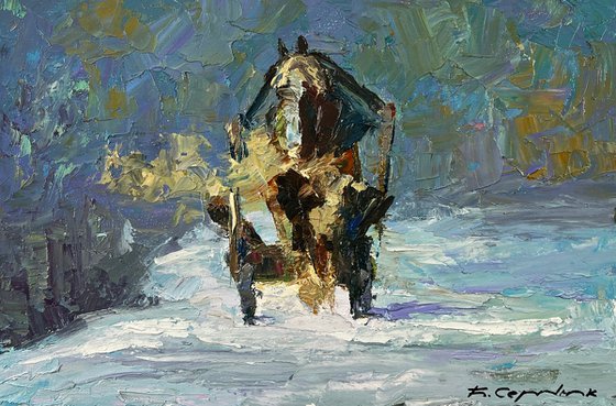 Sleigh Ride on a Winter Road