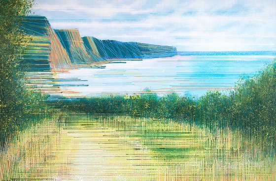 Devon Coastline In Summer