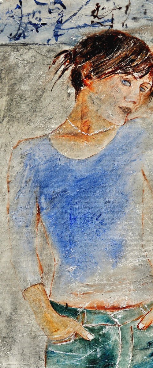 Girl in jeans by Pol Henry Ledent