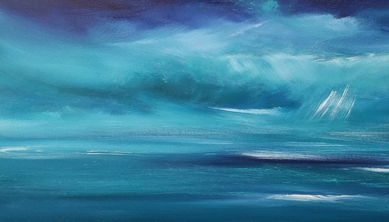 Sea and Sky - seascape, stunning, panoramic