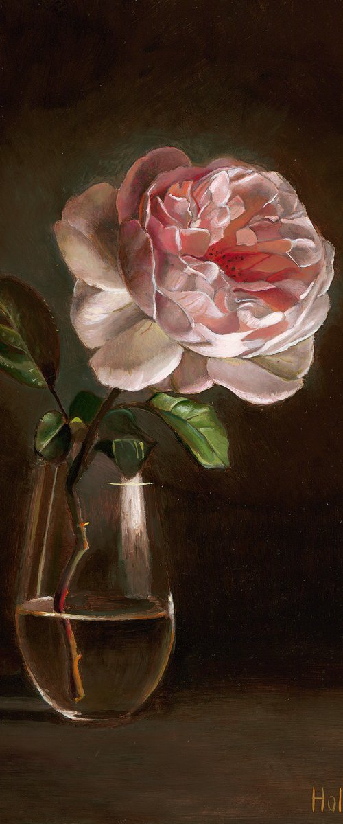 Single Rose by Tatyana Holodnova