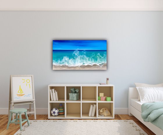 Ocean Waves seascape painting