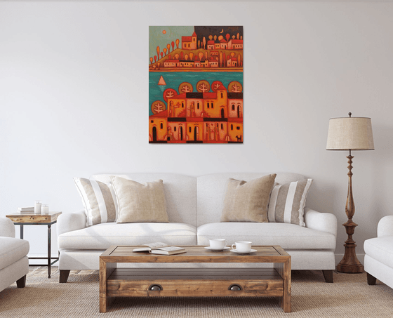 Town by the river