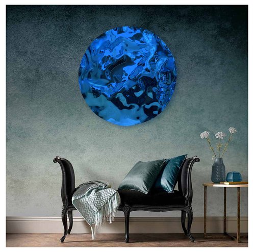Water Effect in Blue by Anna Sidi-Yacoub