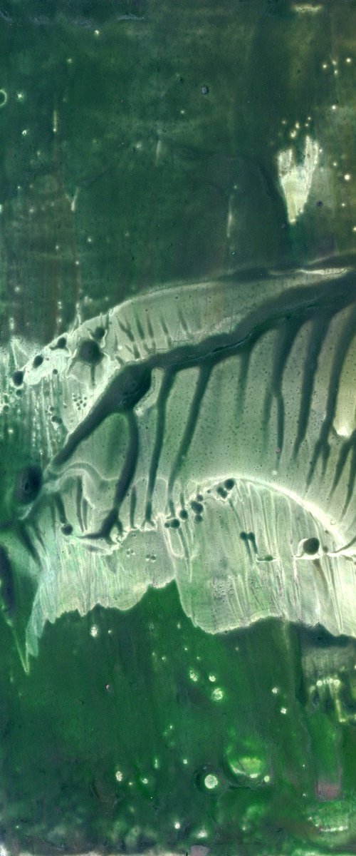 Encaustic Abstract 159 by Alona Hryn