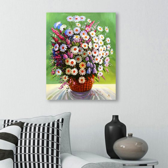 A bouquet of wildflowers