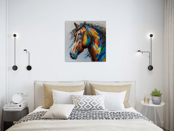 Multicolored Equine