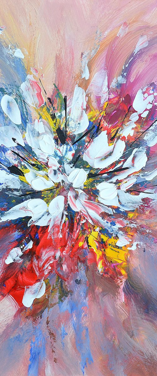 Abstract bouquet by Isabelle Vobmann