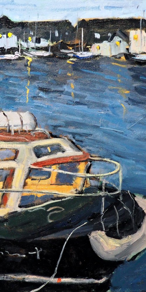 Harbour at dusk by Yuanyuan Liu