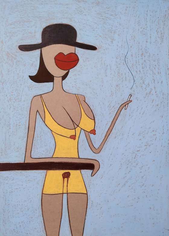 Lady with hat