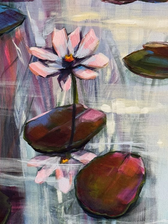 Love The LIght With Water Lilies 3