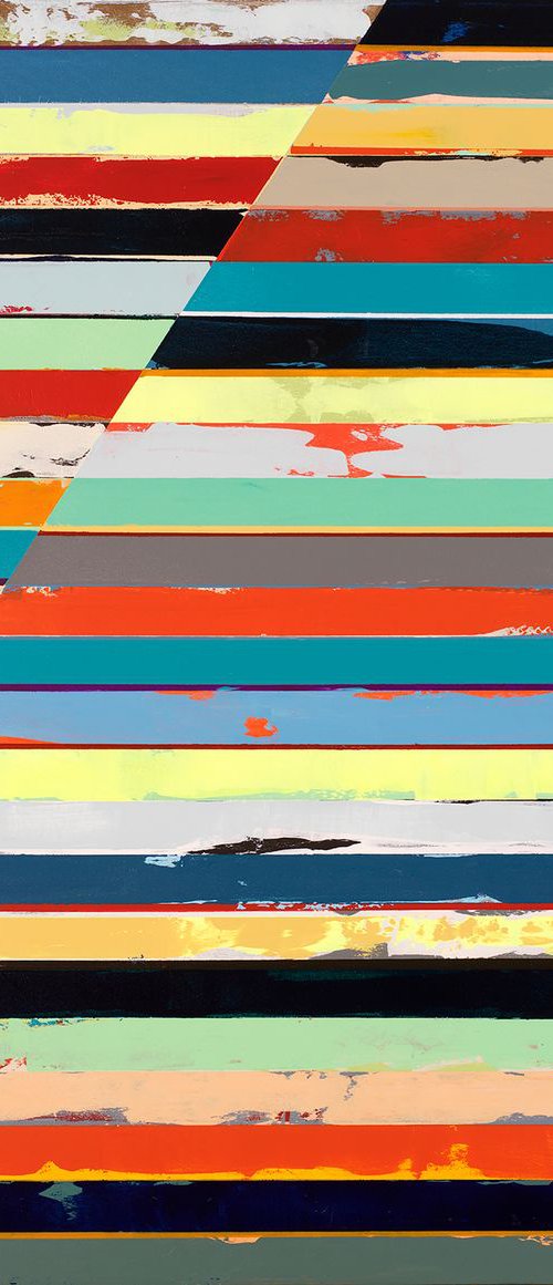 Nautical Summer - large acrylic painting by Adam Collier Noel by Adam Collier Noel