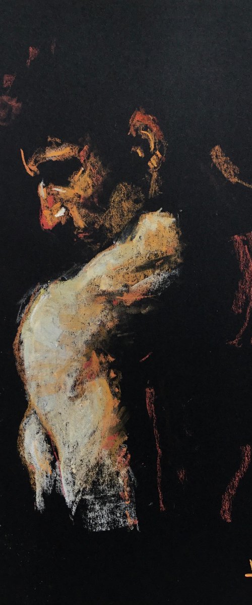 Portrait Study inspired by El Caravaggio #6 by Dominique Dève