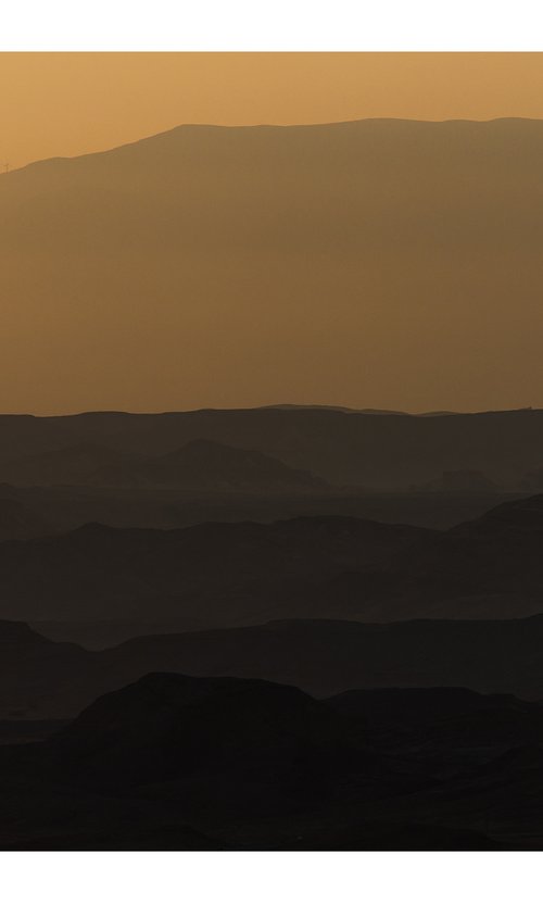 Sunrise over Ramon crater #2 | Limited Edition Fine Art Print 1 of 10 | 75 x 50 cm by Tal Paz-Fridman