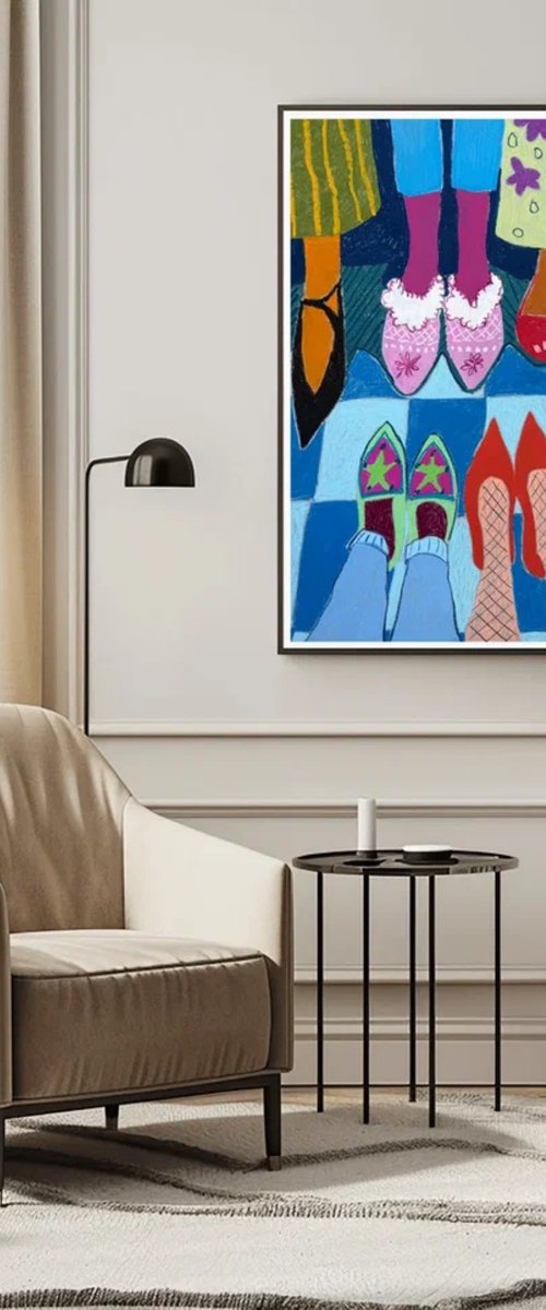 Purple Living Room Dream by Sasha Robinson