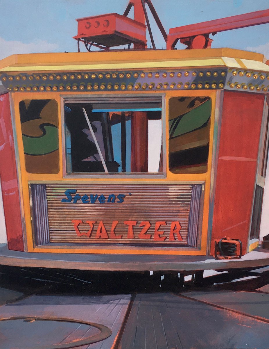 Impressionistic Cityscapes Acrylic Painting By Andrew Morris, 11 X 14, Stevens Waltzer, Original Artwork