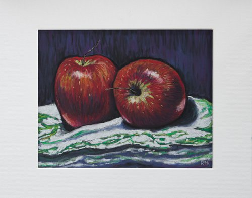 Two Red Apples by Ruth Archer