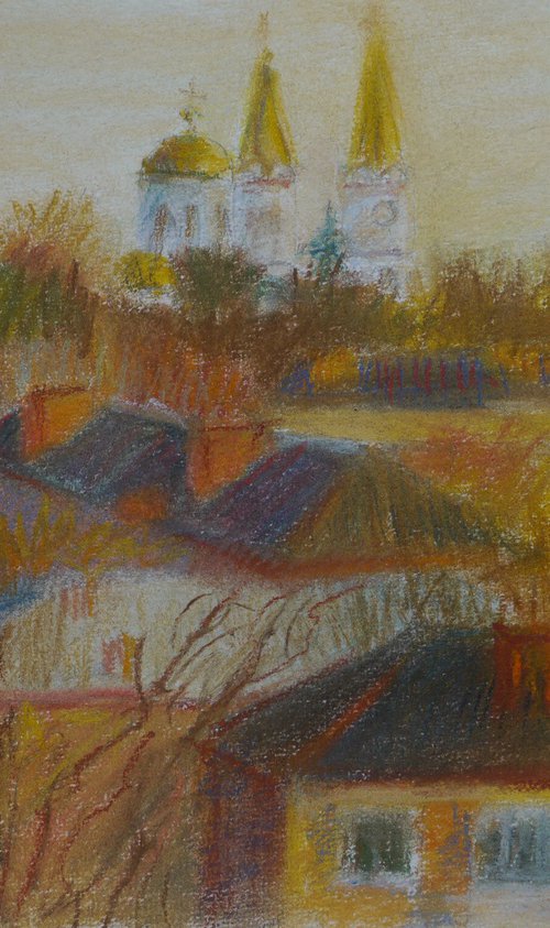 Quarantine. View from window 2. by Elena Lykhodid