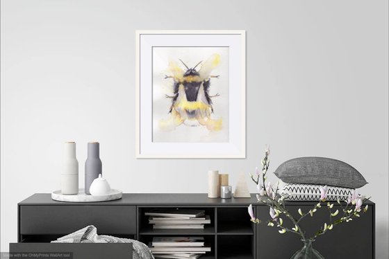 Watercolour Bee 2