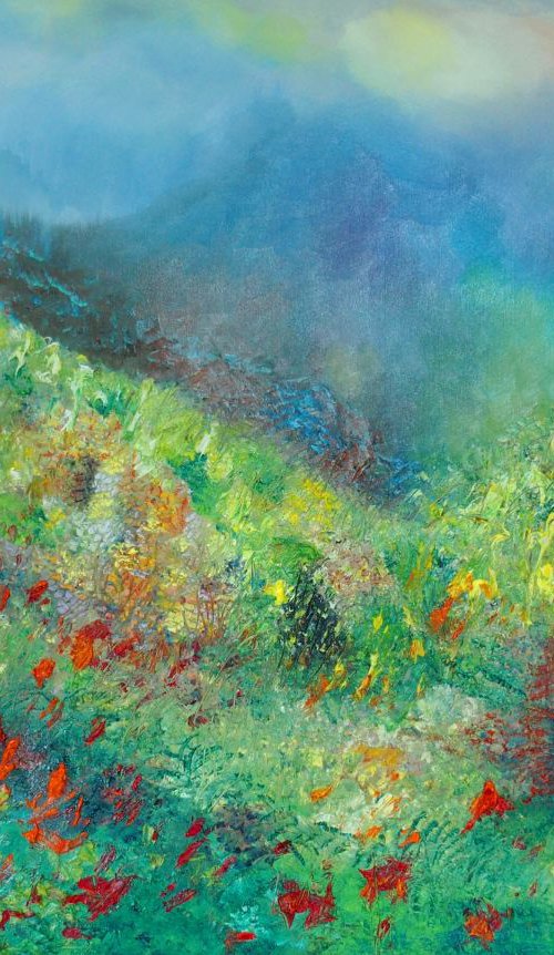 New England Falls by Lesley Blackburn