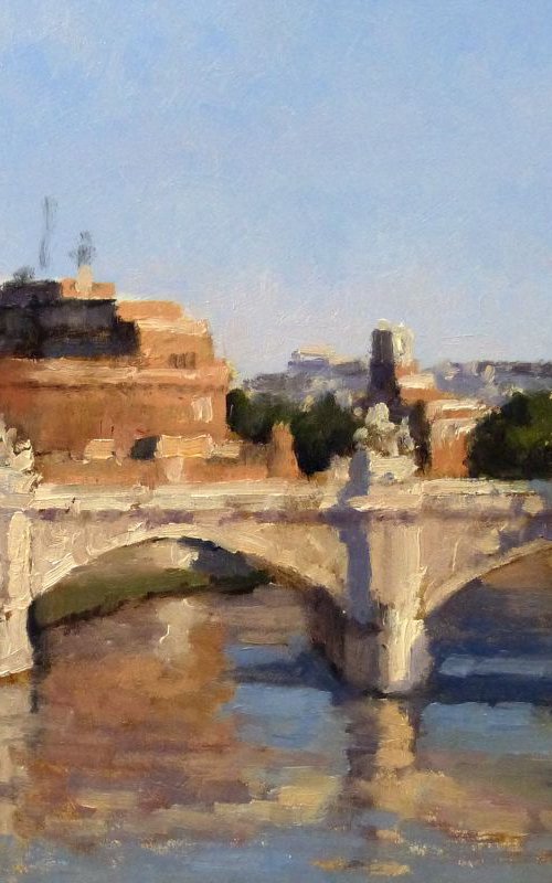 The Tiber and the Castel Sant'Angelo by Pascal Giroud