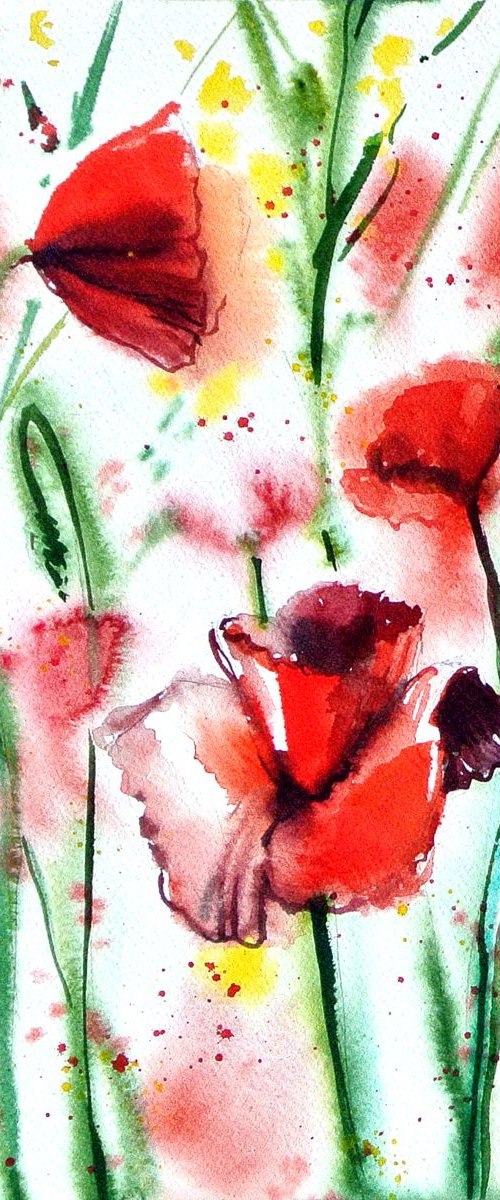 Poppies from Chavannes II by Ksenia Astakhova