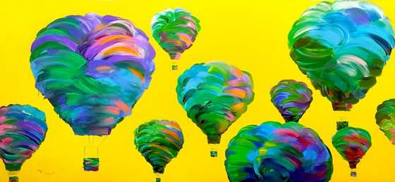 Balloons | Green | Into the Sky