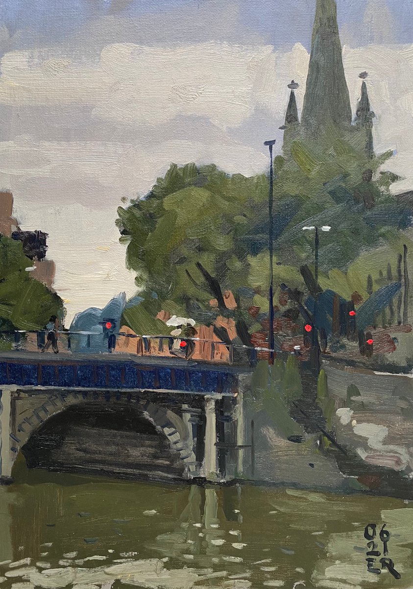 St Nicholas Church Spire Above the Trees by Elliot Roworth