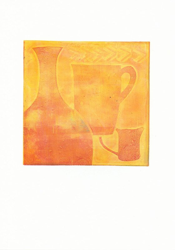 Monoprint - Still life no. 11