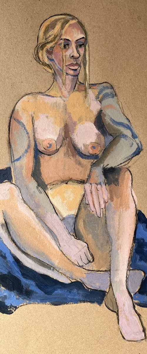 Blue nude by Christine Callum  McInally