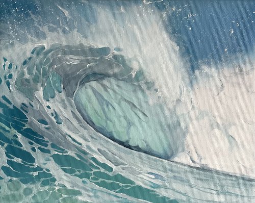 Sea waves 20x25 cm by Myroslava Denysyuk