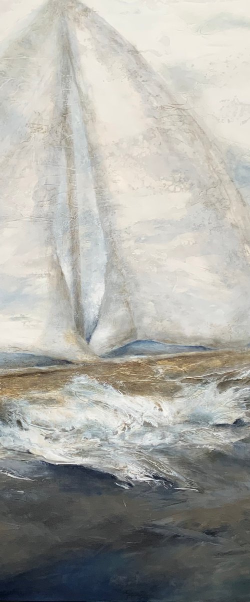 Sailing back home by JOLIC