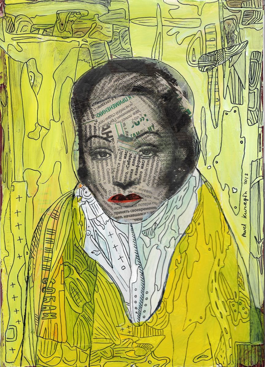 Abstract Marlene Dietrich #11 by Pavel Kuragin