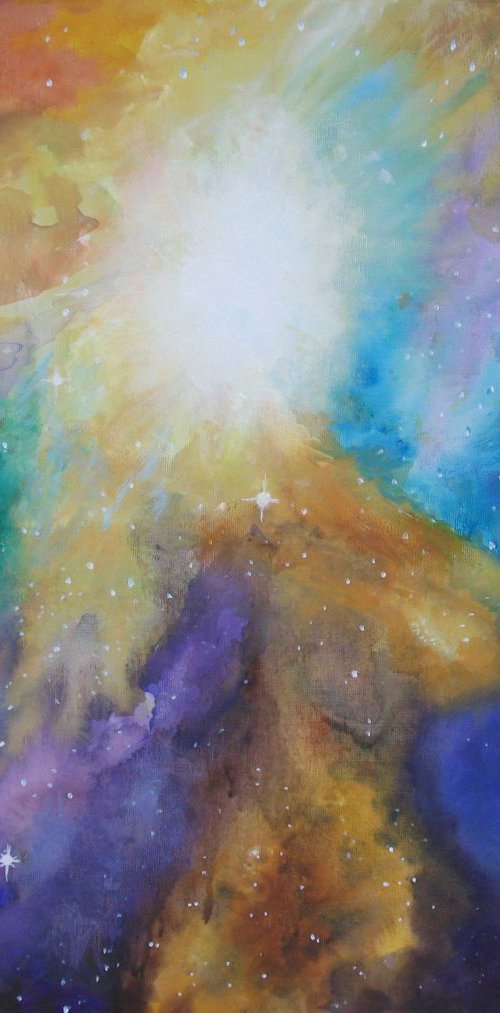 Orion Nebula (Hubble ) by Lynda Cockshott