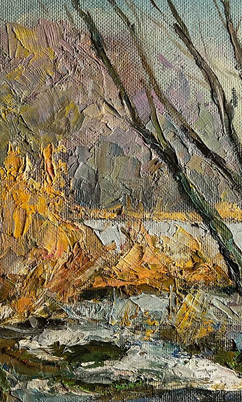 The First Snow Fell by Boris Serdyuk