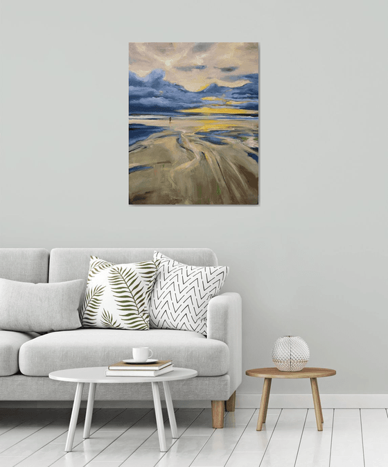 Stormy sky over The North Sea