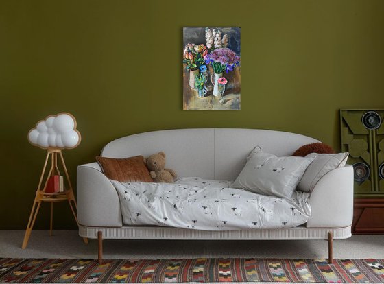 Still life with flowers