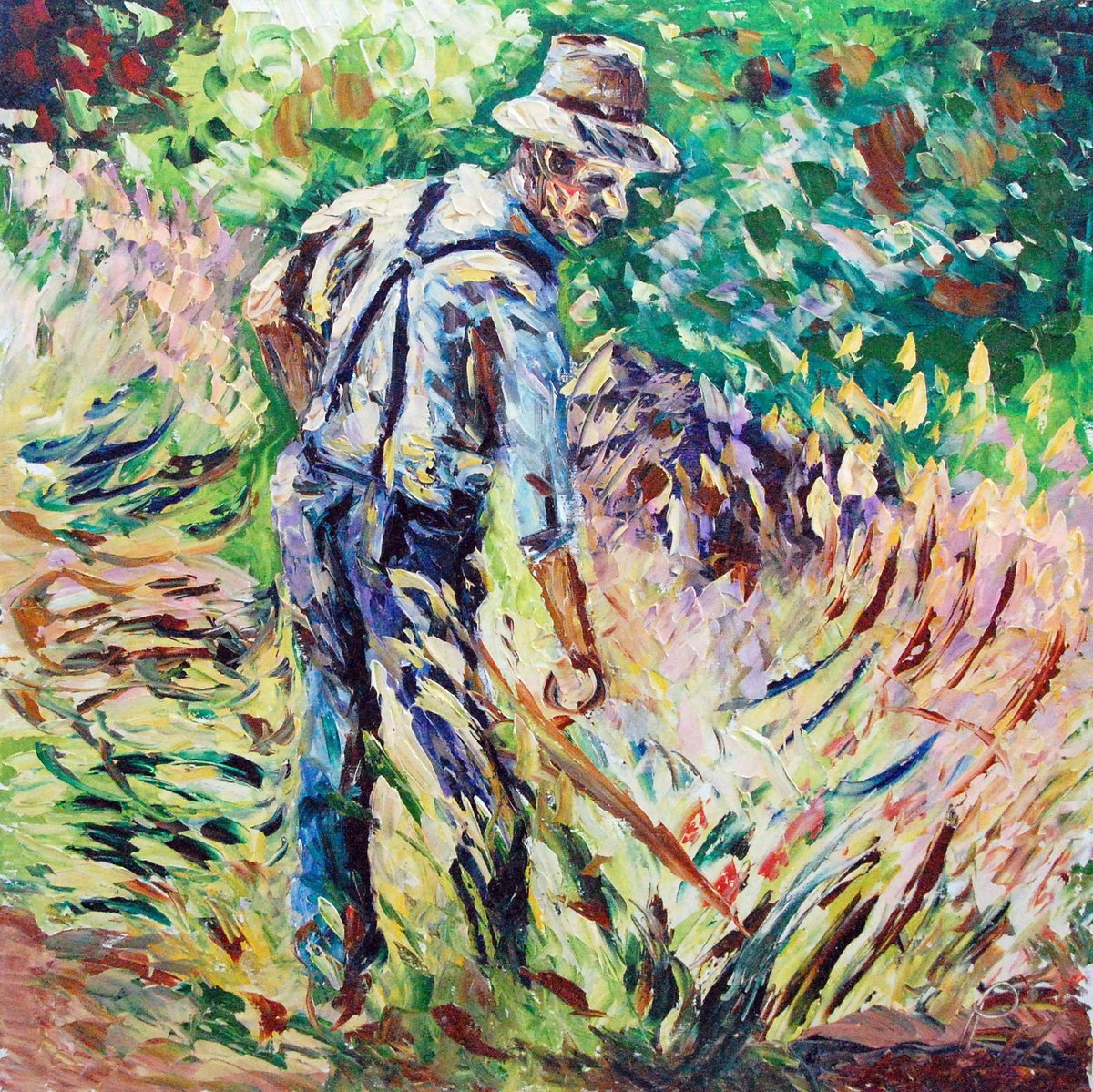La Falce 90X90Cm By Antonino Puliafico, 35 X 35, Artwork For Sale On Artfinder