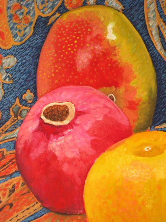 Fruit on Fabric