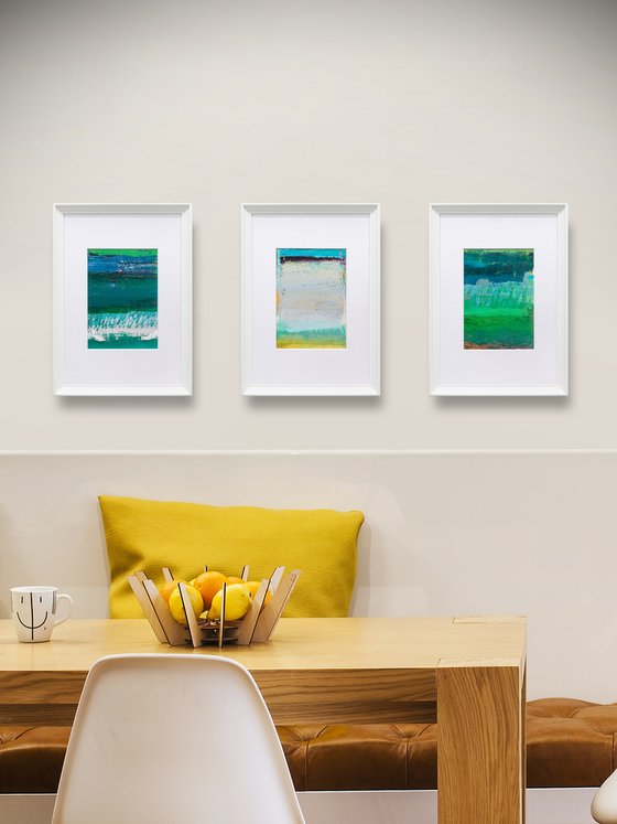 SET of 3, ABSTRACT STUDY