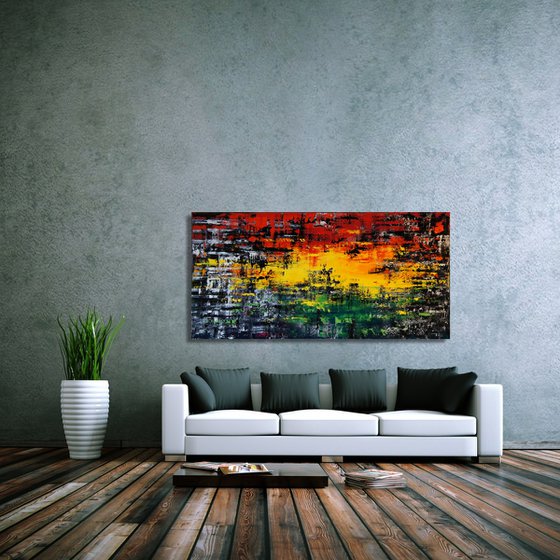 Pan-Africa [on heavy pro canvas] (160 x 80 cm) XXXL (64 x 32 inches)