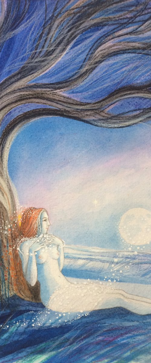 Tree, Woman, Moon and Venus by Phyllis Mahon