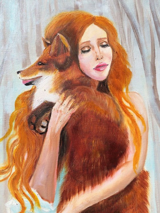 Girl with the fox