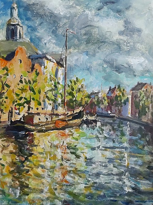 Dutch  canal by Dimitris Voyiazoglou