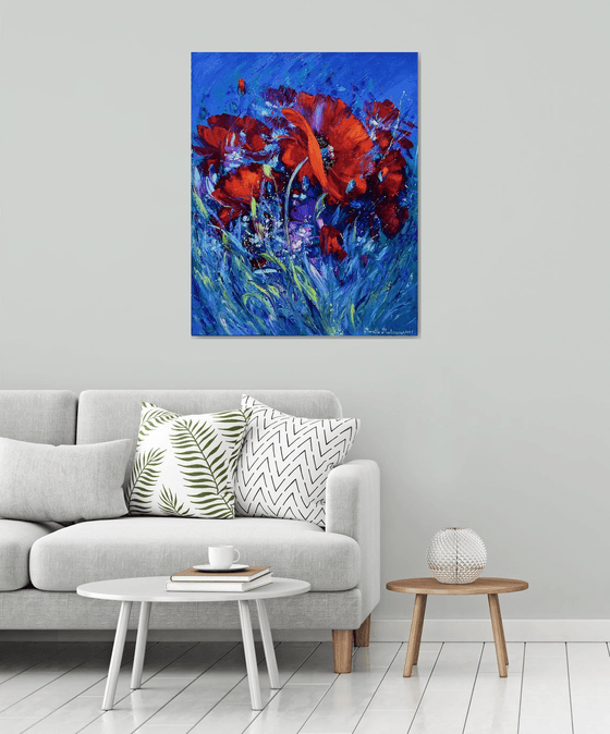 Symphony of Red and Blue