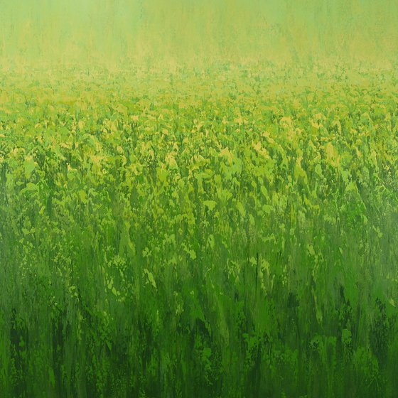 Green Hues - Color Field